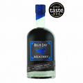 A bottle of Blue Jay Meadery Cherry Mead with a dark label and blue cap, shown on a white background with a 'great taste 2026' award badge in the top right corner.